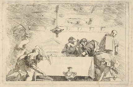 Jean-Honoré Fragonard - The Last Supper